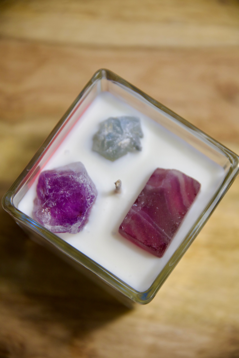Candle RAY OF HARMONY chakra 7 small