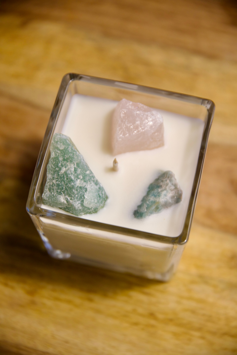 Candle HARMONY IN LOVE chakra 4 medium