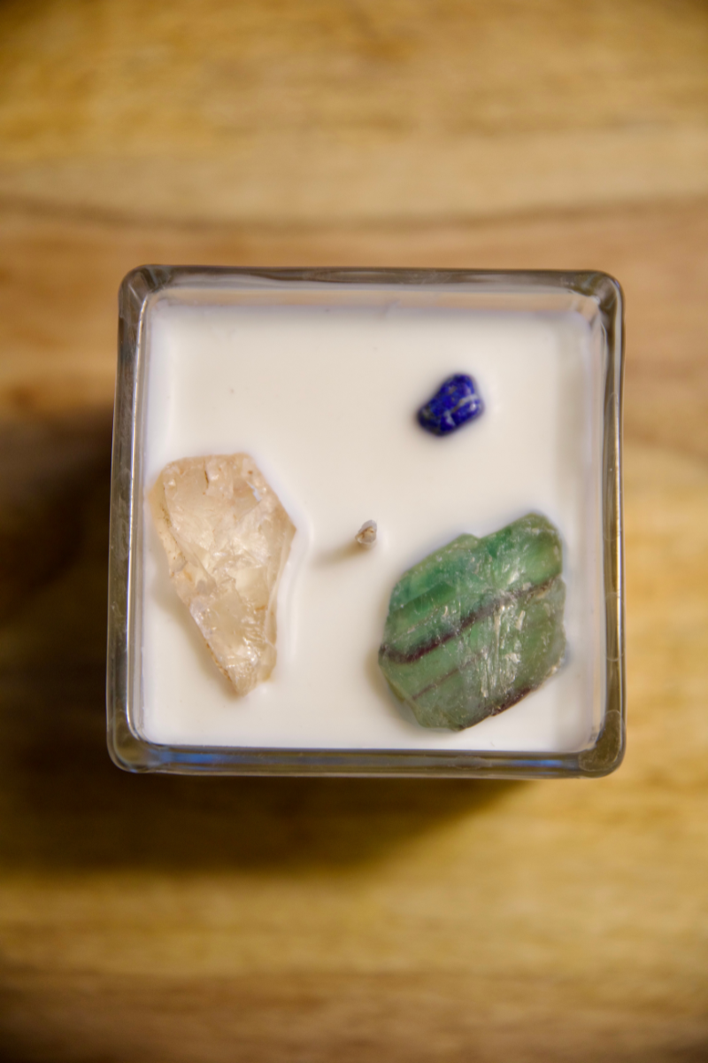 Candle POWER OF INTUITION chakra 6 medium