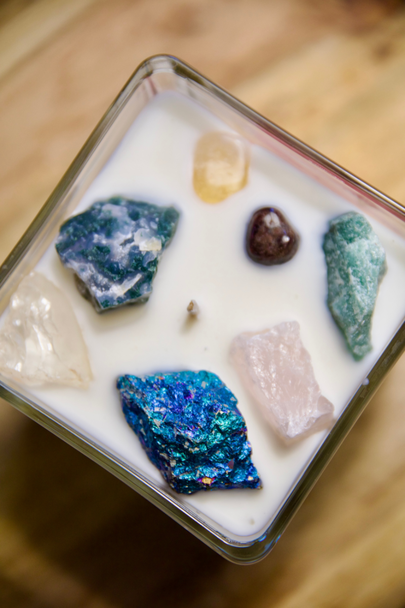 Candle BODY - SOUL - MIND 7 chakras large